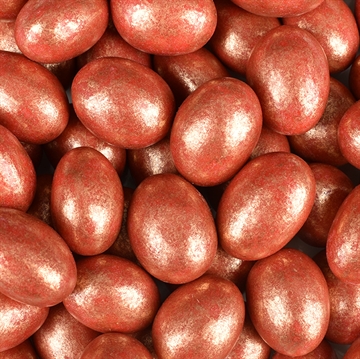 Mandel dragee - Rød - Mørk chokolade