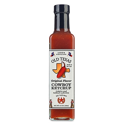 Old Texas cowboy ketchup