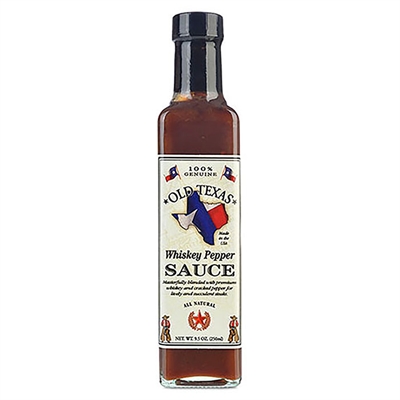 Old Texas Whisky pepper steak sauce