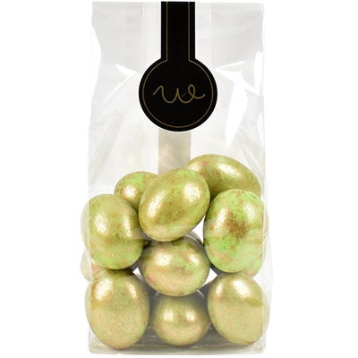 Chokolademandler Green i pose med lang label