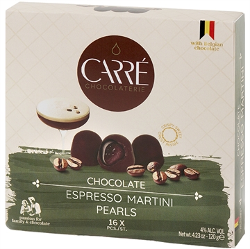 Likørchokolade - Espresso Martini Pearls