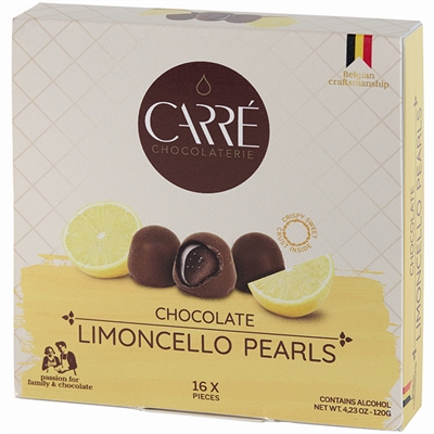 Likørchokolade - Limoncello Pearls