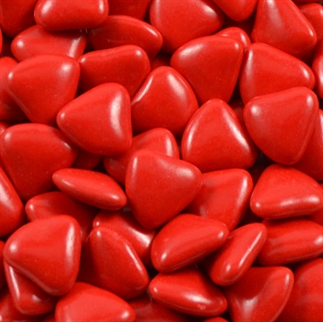 Røde chokolade hjerter - Bulk
