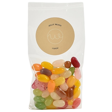 Jelly beans i fladpose