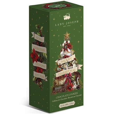 Christmas chocolate filled  biscuits