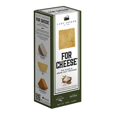 For Cheese - Rye flour and Añana Salt cracker