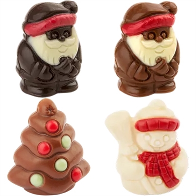 Fyldte julechokolade - figurer