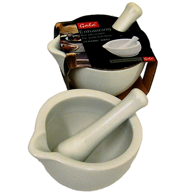 Porcelænsmorter - 11 cm