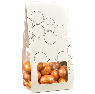 Chokolademandler,   hvid chokolade - Terracotta - omslag