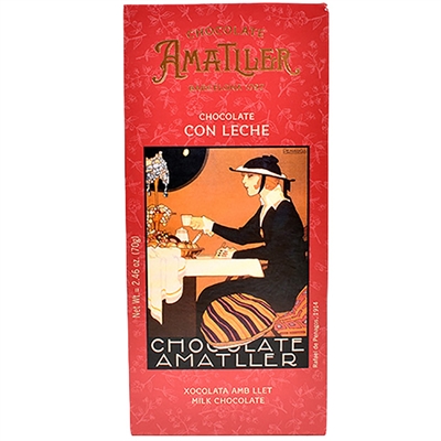 Amatller Lys chokolade - 70g