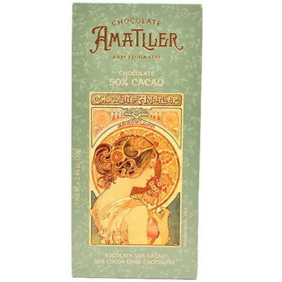 Amatller 50% chokolade - 70g