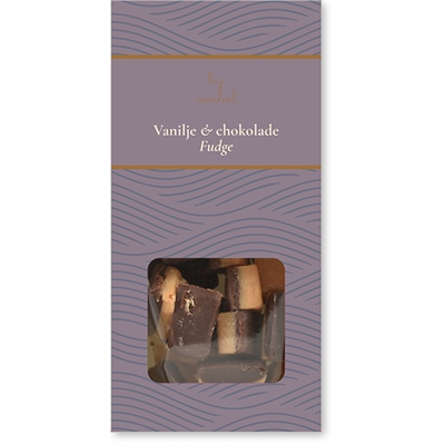 Vanilje & chokolade fudge i æske