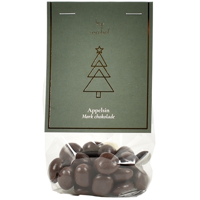 Appelsin i mørk chokolade - jul