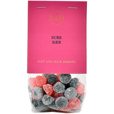 Sure bær - pose med top