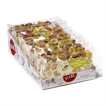 Nougat slice - Mandel og pistacie
