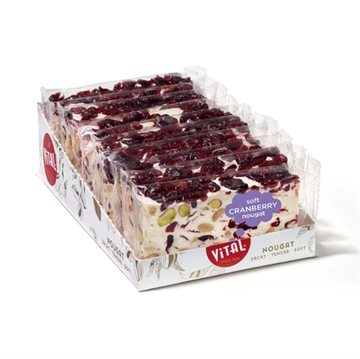 Nougat slice - Tranebær